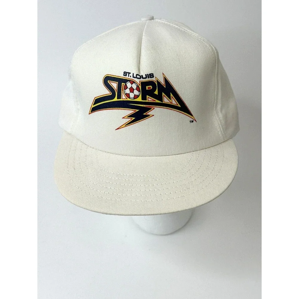 VTG St. Louis Storm‎ Trucker Hat MISL Soccer Snapback Baseball Cap RARE